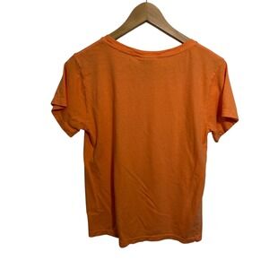 Jungmaven Orange Short Sleeve T-Shirt Women's XS 30 Hemp 70 Organic Cotton